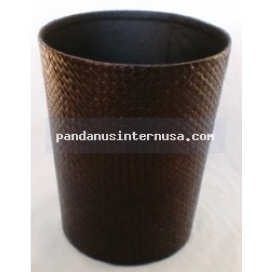 Pandanus waste basket  handicraft
